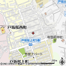 広島県広島市東区戸坂桜東町10-21周辺の地図