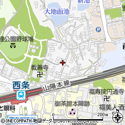広島県東広島市西条町西条332-3周辺の地図