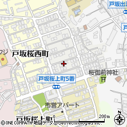 広島県広島市東区戸坂桜東町10-23周辺の地図