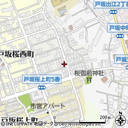 広島県広島市東区戸坂桜東町10-4周辺の地図