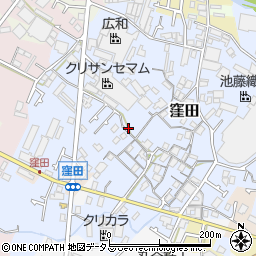 大阪府貝塚市窪田202周辺の地図