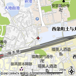 広島県東広島市西条町土与丸3周辺の地図