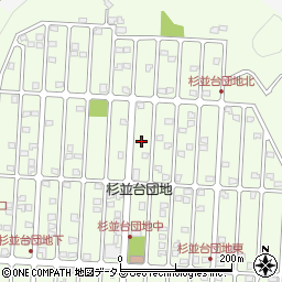 広島県広島市佐伯区杉並台30周辺の地図