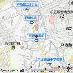 広島東警察署戸坂交番周辺の地図
