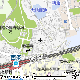 広島県東広島市西条町西条310-1周辺の地図