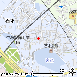 大阪府貝塚市石才576周辺の地図