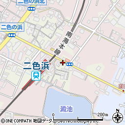 大阪府貝塚市浦田107周辺の地図