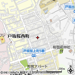 広島県広島市東区戸坂桜東町6周辺の地図