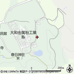 奈良県高市郡高取町谷田周辺の地図