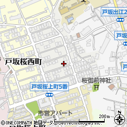 広島県広島市東区戸坂桜東町6-8周辺の地図