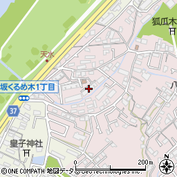 市営戸坂中島住宅４号棟周辺の地図