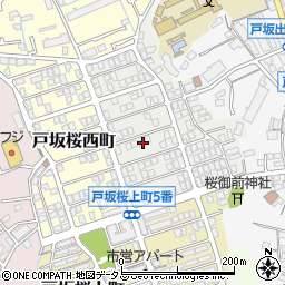 広島県広島市東区戸坂桜東町6-25周辺の地図