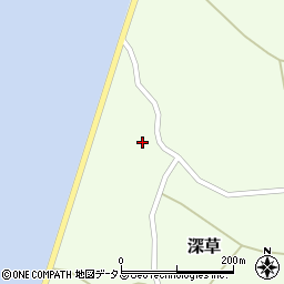 兵庫県淡路市深草145周辺の地図
