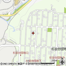 広島県広島市佐伯区杉並台17-4周辺の地図