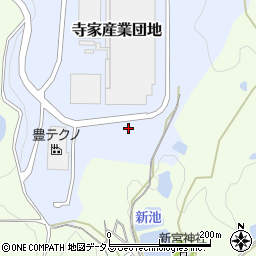 広島県東広島市寺家産業団地4周辺の地図