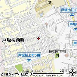 広島県広島市東区戸坂桜東町6-30周辺の地図