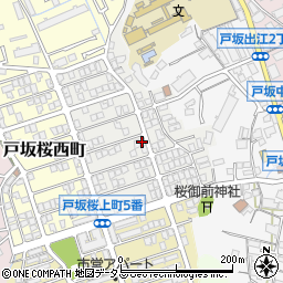 広島県広島市東区戸坂桜東町6-2周辺の地図