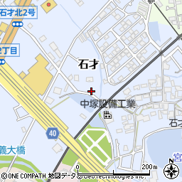 大阪府貝塚市石才199-2周辺の地図