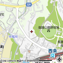 広島県東広島市西条町西条387周辺の地図