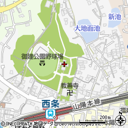 広島県東広島市西条町西条268周辺の地図