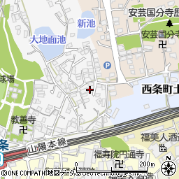 広島県東広島市西条町西条536周辺の地図