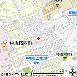 広島県広島市東区戸坂桜東町5周辺の地図