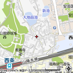 広島県東広島市西条町西条516周辺の地図