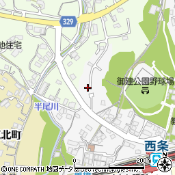 広島県東広島市西条町西条395周辺の地図