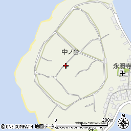 中ノ台周辺の地図