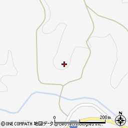 山口県萩市吉部下柳周辺の地図