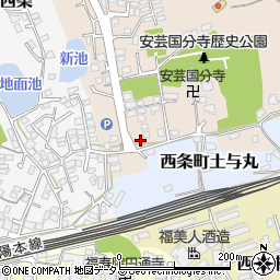 広島県東広島市西条町吉行2079周辺の地図
