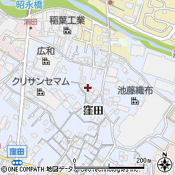 大阪府貝塚市窪田231-2周辺の地図