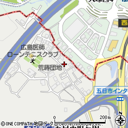 広島県広島市佐伯区五日市町大字石内1330-13周辺の地図