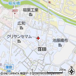 大阪府貝塚市窪田231周辺の地図