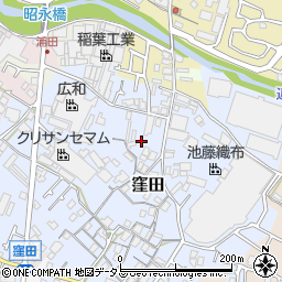 大阪府貝塚市窪田231-1周辺の地図