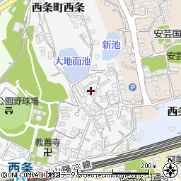 広島県東広島市西条町西条519周辺の地図
