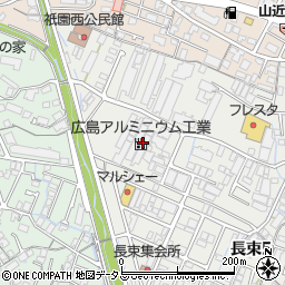 広島アルミニウム工業株式会社　長束工場周辺の地図