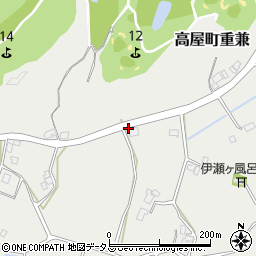 広島県東広島市高屋町重兼131周辺の地図