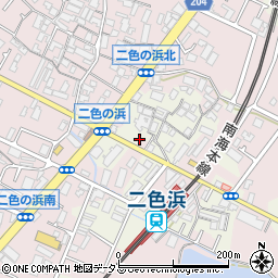 大阪府貝塚市浦田70周辺の地図