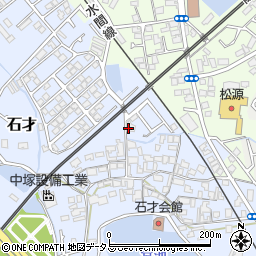 大阪府貝塚市石才603-1周辺の地図