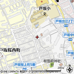 広島県広島市東区戸坂桜東町1周辺の地図