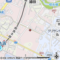 大阪府貝塚市澤623-2周辺の地図