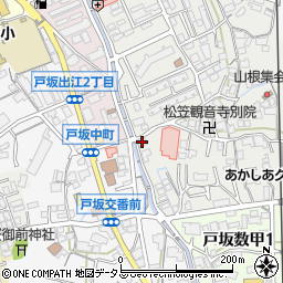ニチイケアセンター　戸坂周辺の地図