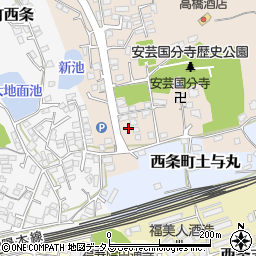 広島県東広島市西条町吉行2080周辺の地図