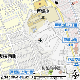 広島県広島市東区戸坂桜東町1-2周辺の地図