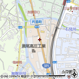 大阪府河内長野市西片添町周辺の地図