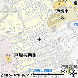 広島県広島市東区戸坂桜東町3周辺の地図