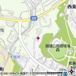 広島県東広島市西条町西条394周辺の地図