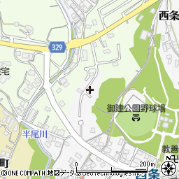 広島県東広島市西条町西条394周辺の地図