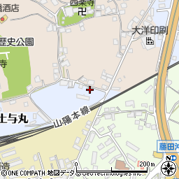 広島県東広島市西条町土与丸201周辺の地図